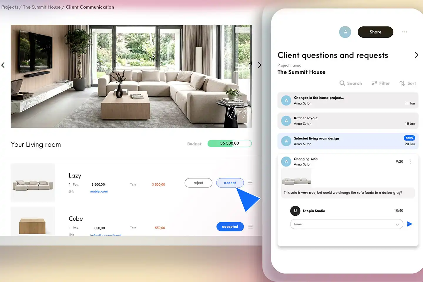 Automated Shopping List Interface